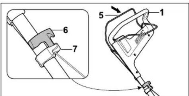 STIHL RM 448 TC - Откидывание ведущей ручки - 2