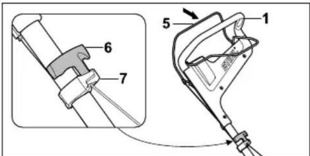 STIHL RM 448 TC - Moottorin käynnistäminen ja sammuttaminen suomi - 1