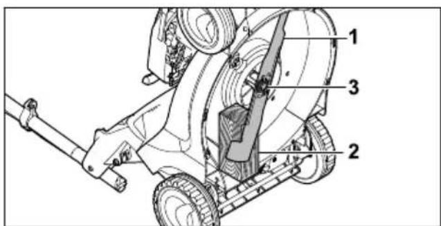 STIHL RM 448 TC - Montáž řezného nože - 2