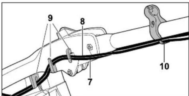 STIHL RM 448 TC - Montarea ghidonului - 3