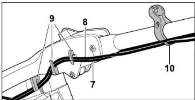 STIHL RM 448 TC - Τοποθέτηση τιμονιού - 3