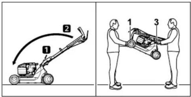 STIHL RM 448 TC - Vejapjovės nešimas - 2