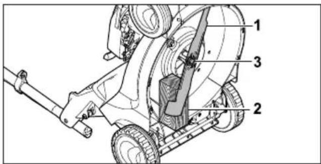 STIHL RM 448 TC - Naža uzstādīšana - 2