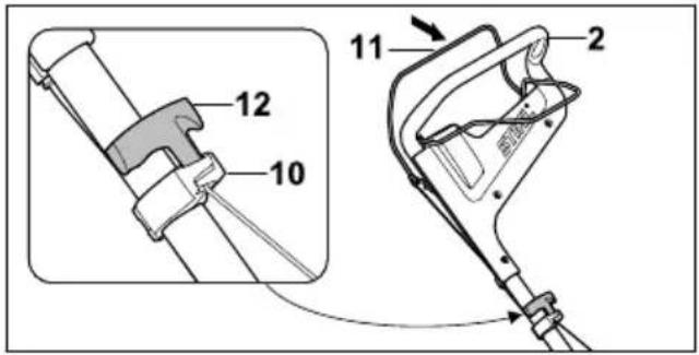 STIHL RM 448 TC - Lenker anbauen - 4