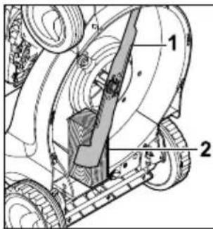 STIHL RM 448 TC - Demontáž rezného noža - 1