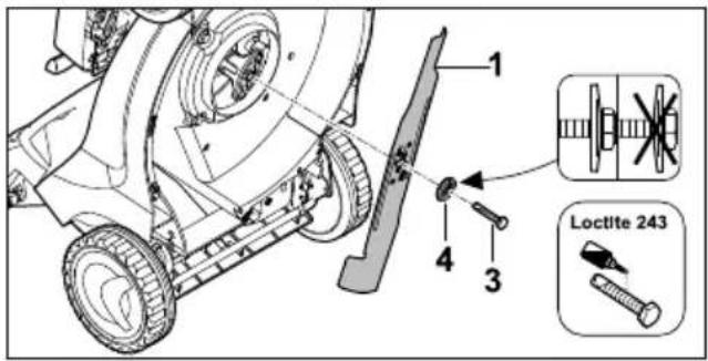 STIHL RM 448 TC - Montera kniv - 1