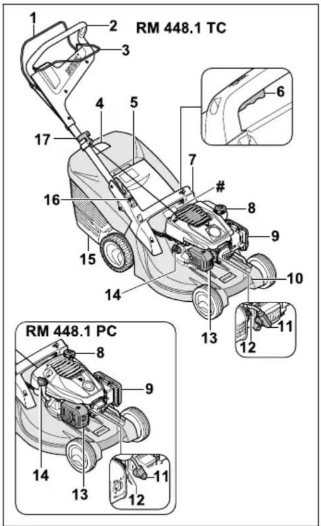 STIHL RM 448 TC - Gressklipper - 1