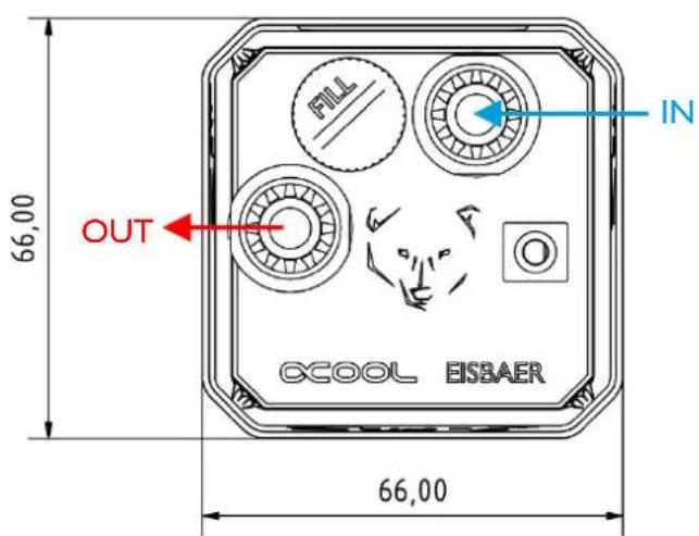 Alphacool Eisbaer Aurora 240 - BLOC DE REFROIDISSEMENT - 2
