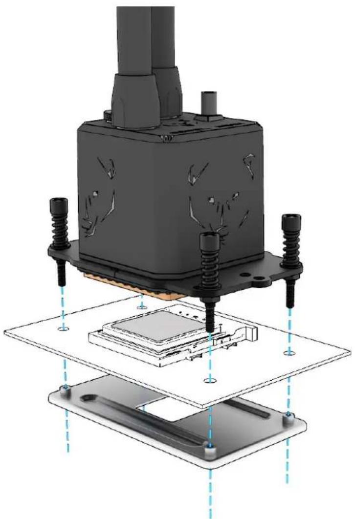 Alphacool Eisbaer Aurora 240 - AMD AM3+ / AM3 / AM2+ / AM2 / FM2+ / FM2 / FMI / C32 / G34 - 6