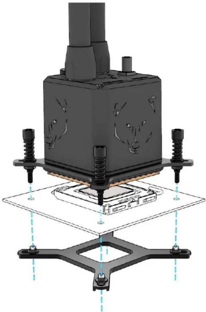 Alphacool Eisbaer Aurora 240 - INTEL 1156 / 1155 / 1151 / 1150 / 1366 - 9