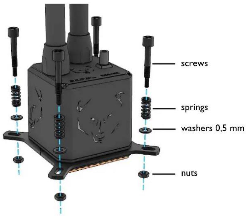 Alphacool Eisbaer Aurora 280 - INTEL 1156 / 1155 / 1151 / 1150 / 1366 - 4