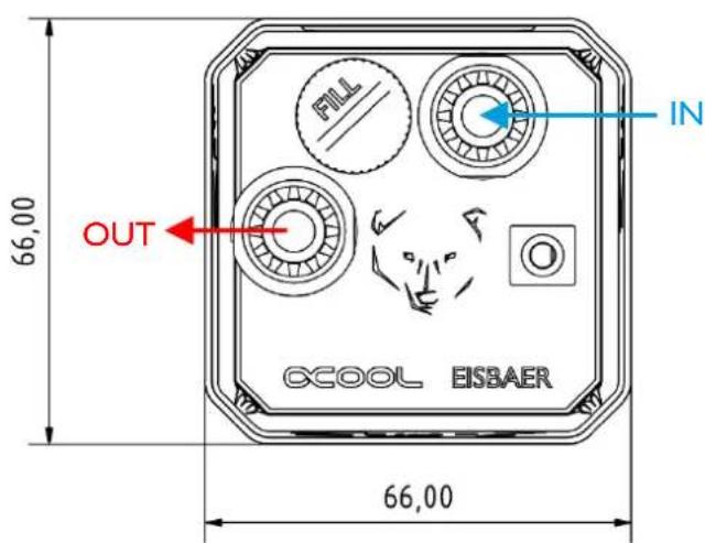 Alphacool Eisbaer Aurora 280 - BLOC DE REFROIDISSEMENT - 2