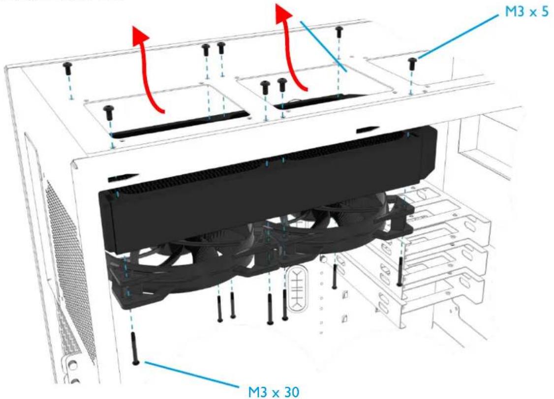 Alphacool Eisbaer 240 - MOUNTING THE RADIATOR - 1