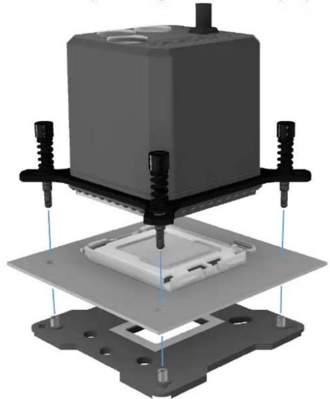 Alphacool Eisbaer 240 - INTEL 1156 / 1155 / 1151 / 1150 / 1200 / 1700 - 6