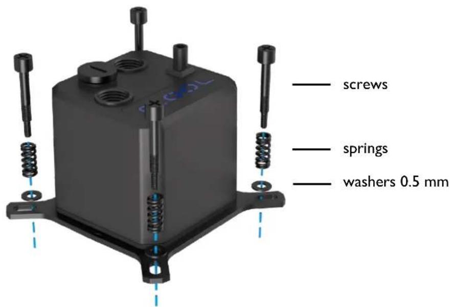 Alphacool Eisbaer 240 - INTEL 1156 / 1155 / 1151 / 1150 / 1200 / 1700 - 4