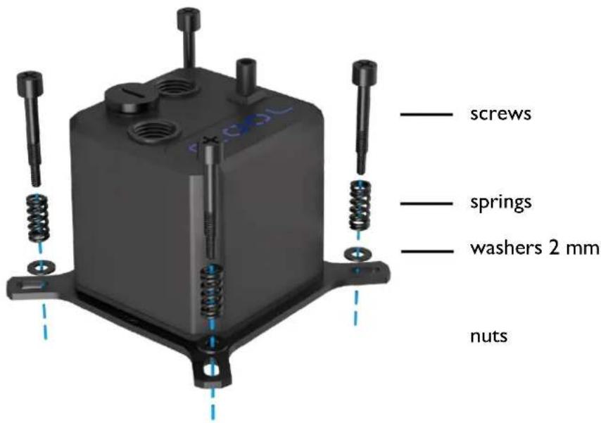 Alphacool Eisbaer 240 - INTEL 1156 / 1155 / 1151 / 1150 / 1200 / 1700 - 5