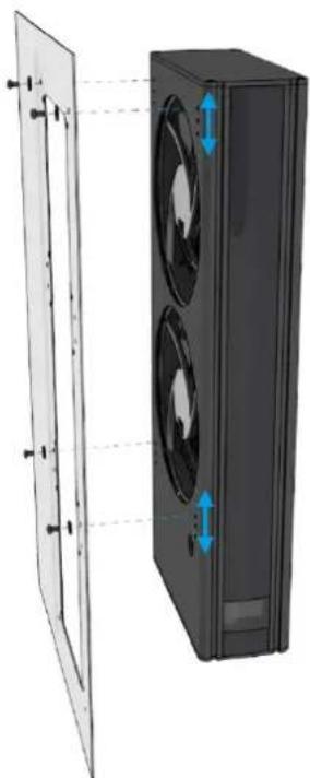 Alphacool Eisbaer Extreme 280 - VERTIKALE MONTAGE - 1