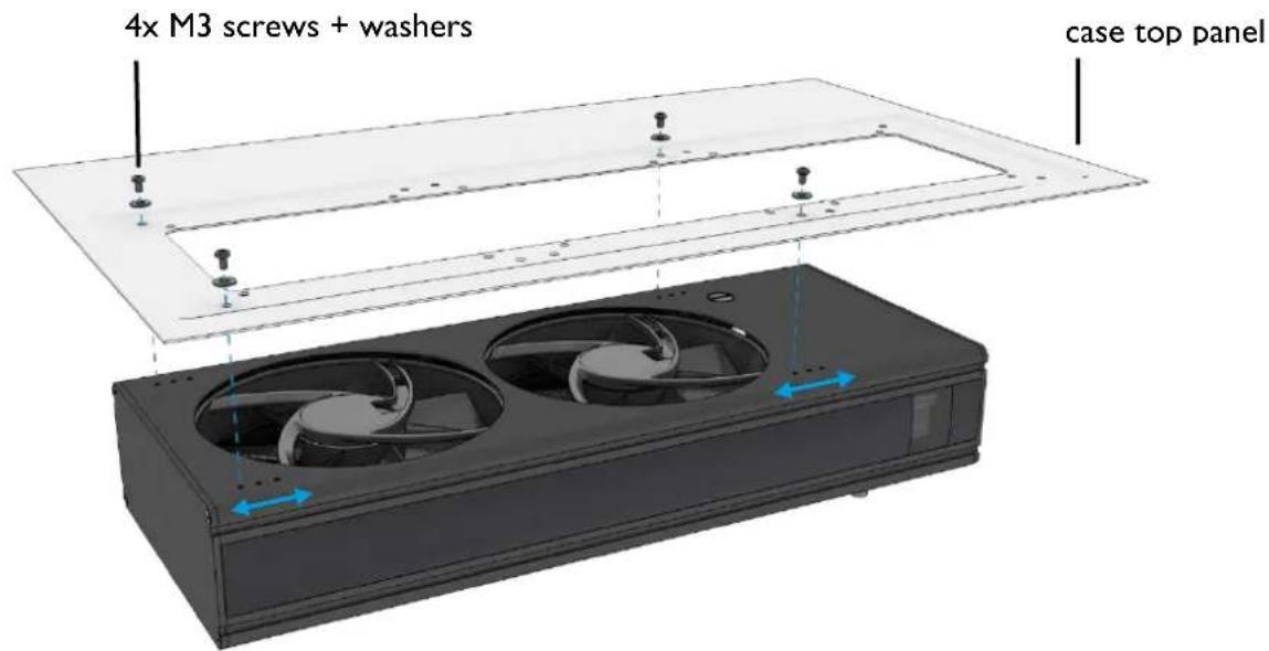 Alphacool Eisbaer Extreme 280 - HORIZONTAL MOUNTING - 1
