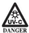 sera Algovec UV - Dangerous ultraviolet radiation! - 1