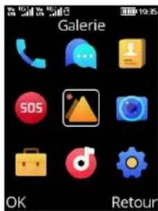 TCL OneTouch 4042S - Liste des applications - 1