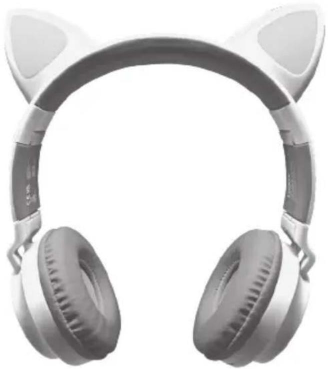 LEXIBOOK HPBTKT - 2-IN-1 CAT BLUETOOTH® HEADPHONES WITH LIGHTS CASQUE BLUETOOTH® CHAT 2-EN-1 AVEC LUMIÈRES - 1