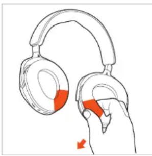 BEYERDYNAMIC Aventho 300 - Ausų pagalvėlių keitimas - 1
