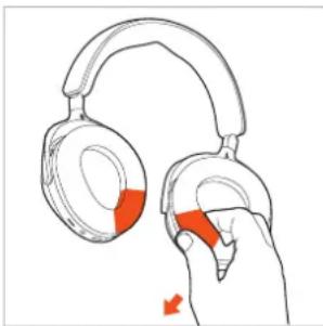 BEYERDYNAMIC Aventho 300 - Cambio de las almohadillas de los auriculares - 1