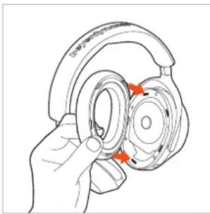 BEYERDYNAMIC Aventho 300 - Wymiana poduszek nausznych - 2