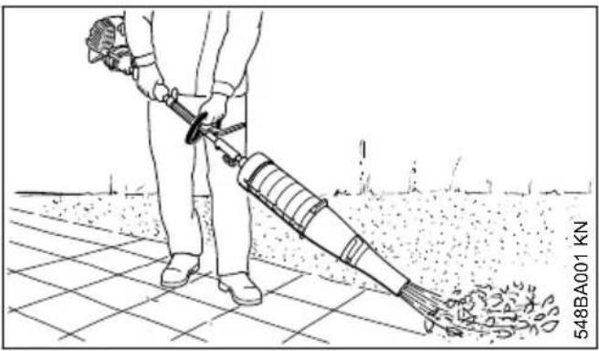 STIHL BG-KM - Impiego dell'apparecchiatura - 1