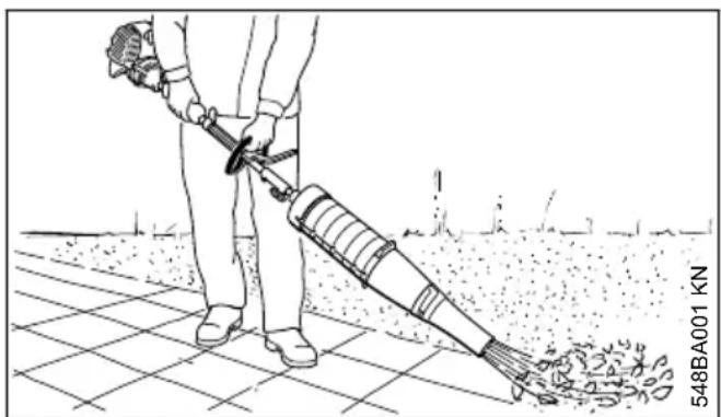 STIHL BG-KM - Utilisation de la machine - 1