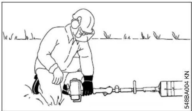 STIHL BG-KM - Avviamento del motore - 2