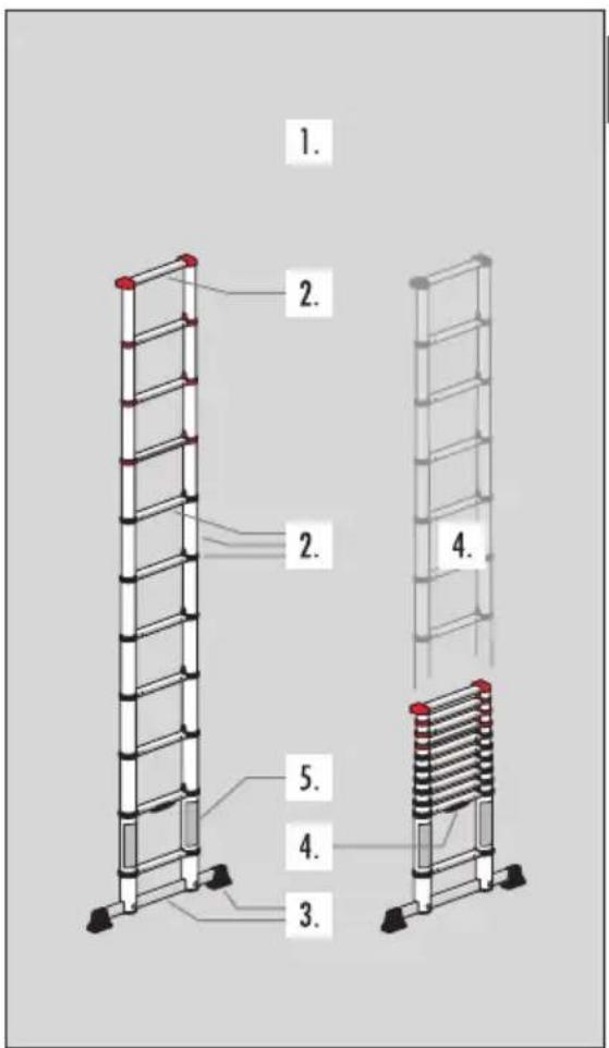 HAILO Flexline T80 - Techninė ir įprasta priežiūra - 4