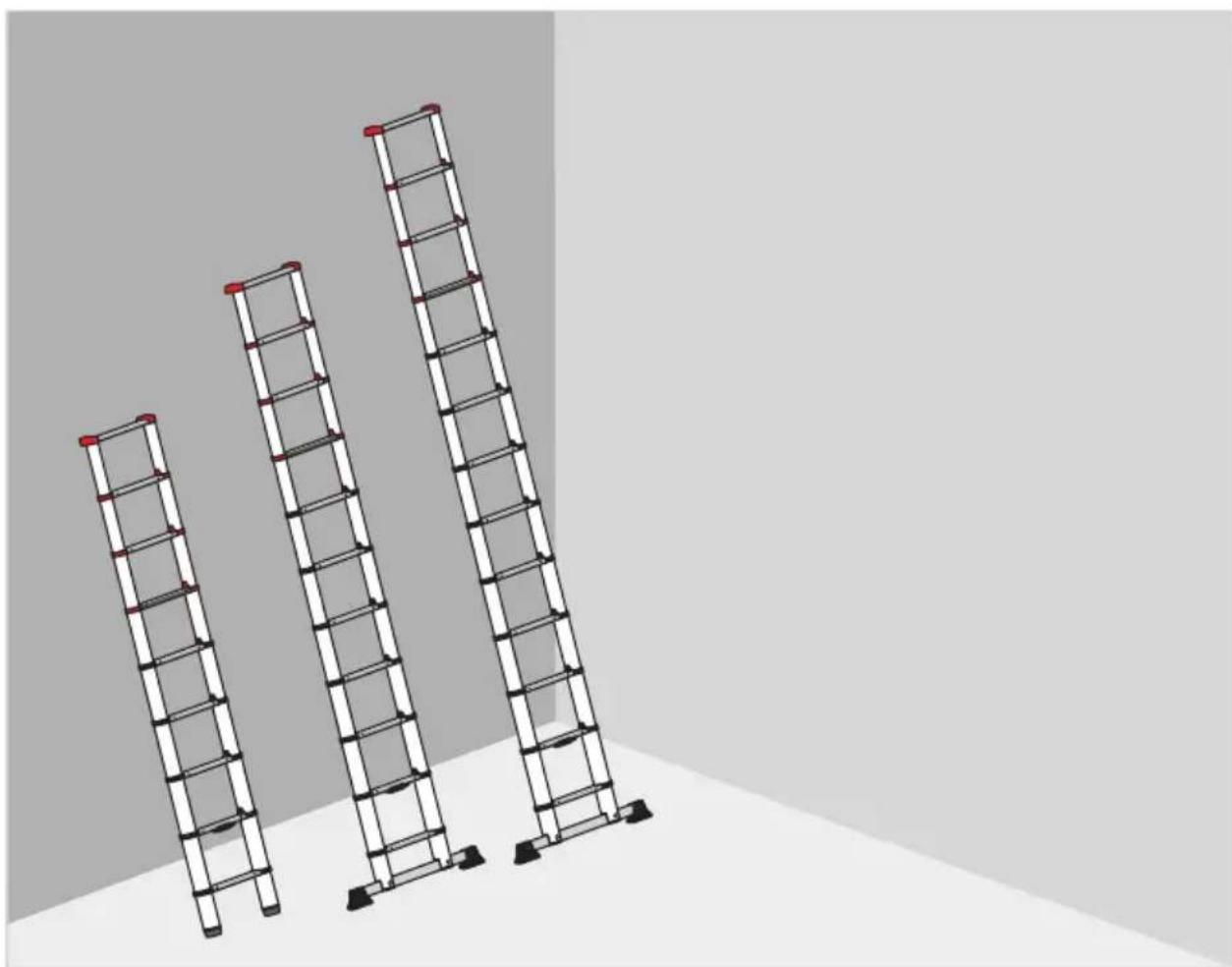 HAILO Flexline T80 - Échelle télescopique en aluminium Hailo FlexLine - 1