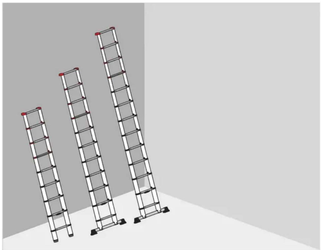 HAILO Flexline T80 - Hailo FlexLine Aluminium Telescopic Ladder - 1