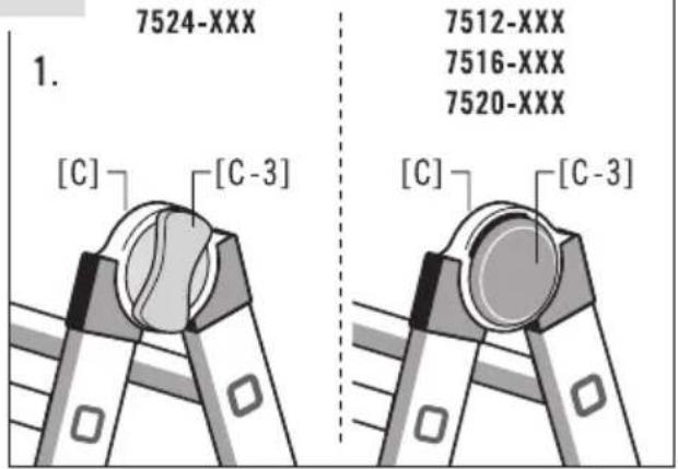 HAILO M80 - Izbīdāmās kāpņu malas regulēšana - 2
