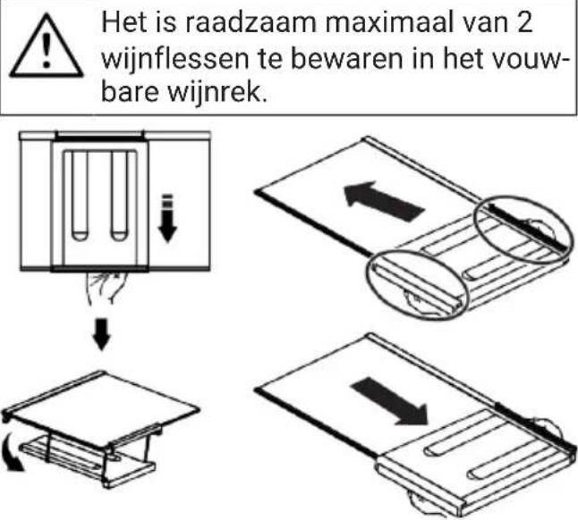 BEKO B7RCNE367HXB - Vouwbaar wijnrek - 1