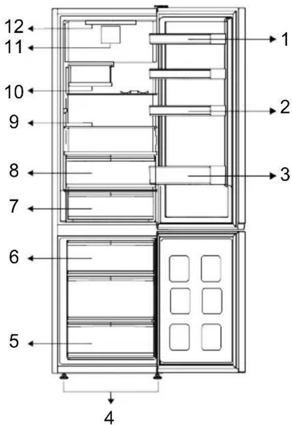 BEKO B7RCNE367HXB - Uw koelkast - 1
