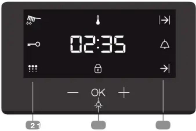 Küppersbusch BP 6332.0 - Description de l'horloge/minuterie électronique - 1