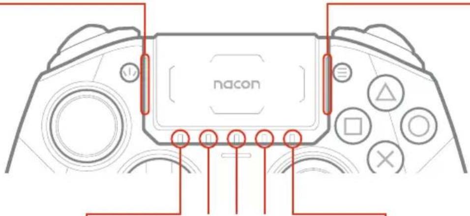 Nacon Revolution Pro 5 - - En mode PS4™ : - 1