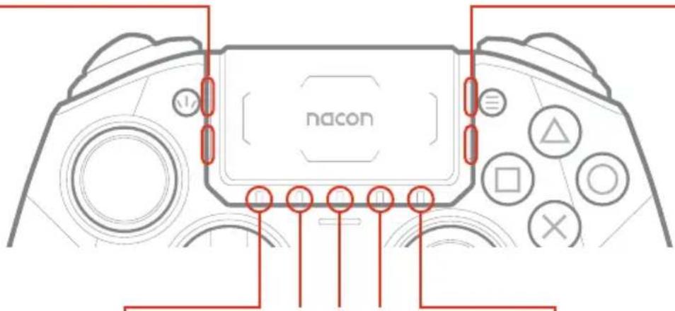 Nacon Revolution Pro 5 - • V režimu PC\*: - 1