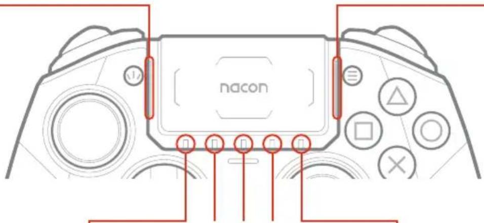 Nacon Revolution Pro 5 - • W trybie PS4™: - 1