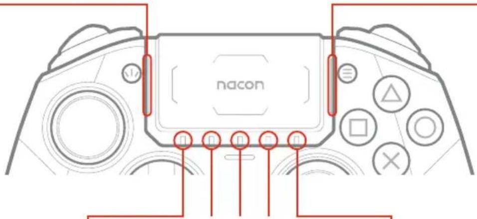 Nacon Revolution Pro 5 - - Op PS4™-modus: - 1