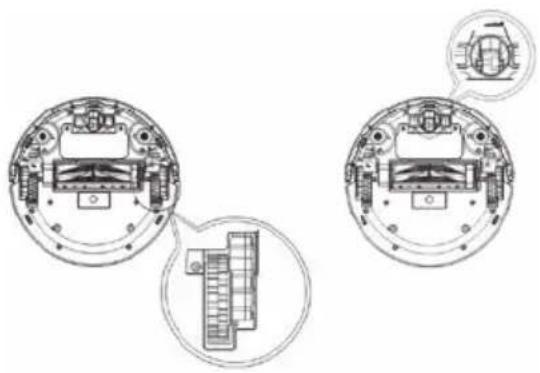 Vileda VR 302 - Cleaning driving wheels and center wheel - 1