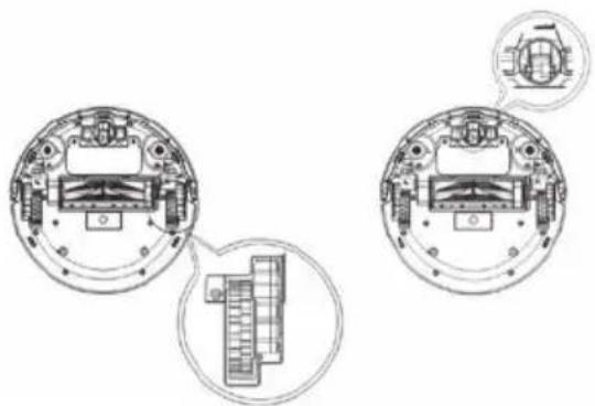 Vileda VR 302 - Pulizia delle ruote di guida e della ruota centrale - 1