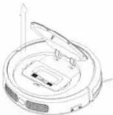 Vileda VR 302 - Cleaning dust bin and filters - 3