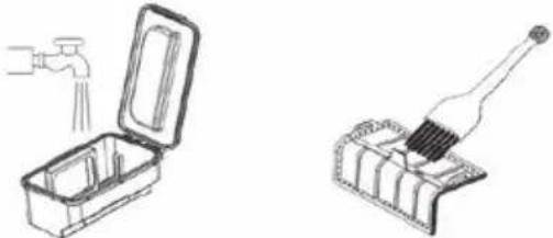 Vileda VR 302 - Cleaning dust bin and filters - 7