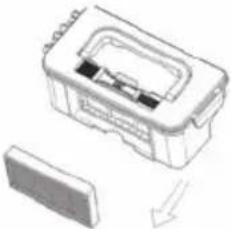 Vileda VR 302 - Toz haznesinin ve filtrelerin temizlenmesi - 4