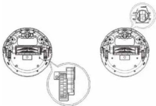 Vileda VR 302 - Nettoyage des roues motrices et de la roue centrale - 1