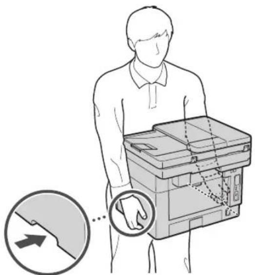 CANON i-SENSYS MF463dw - Rimozione dei materiali di imballaggio - 1