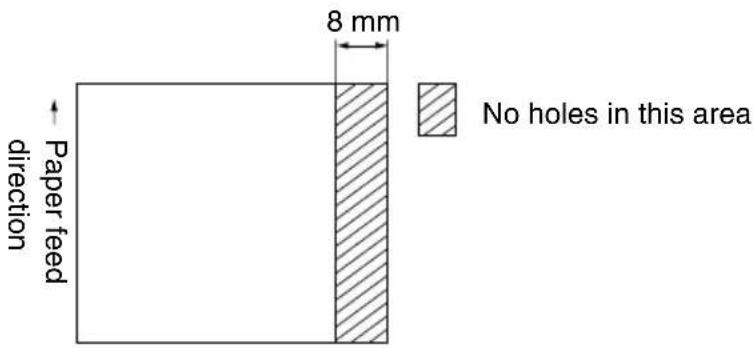 Star Micronics SP298MD - Print Area - 2